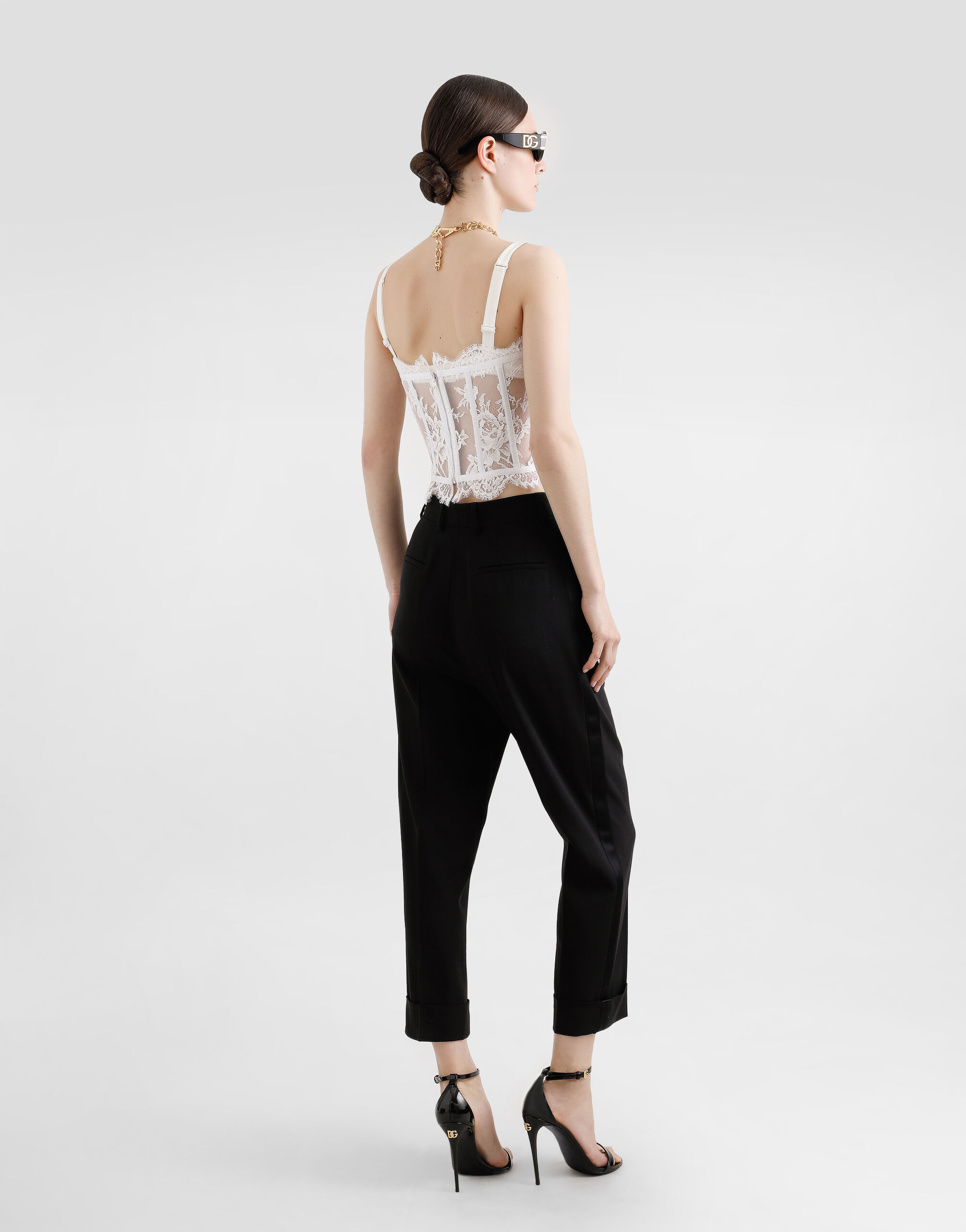 PANTALONE in Black for Women | Dolce&Gabbana® US