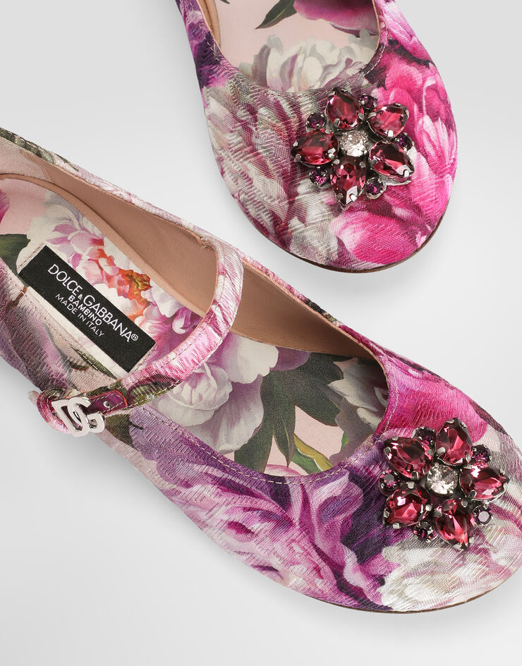 Dolce & Gabbana باليرينا من بروكار ببروش Dolce & Gabbana باليرينا من بروكار ببروش Multicolor D11440A0909