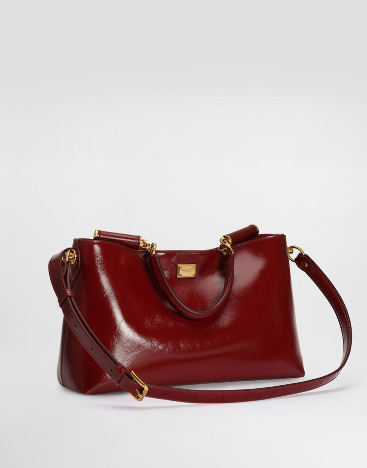 Dolce & Gabbana Medium Vittoria calfskin handbag Red BB7896AZ000