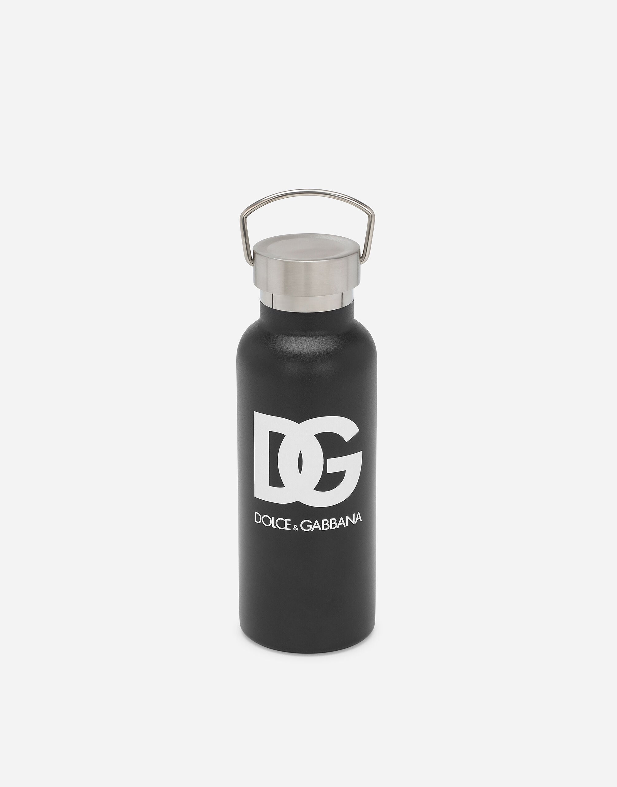 DOLCE & GABBANA ステンレスボトル ブラック Printed steel water bottle in Black for Boys | Dolce&Gabbana® US