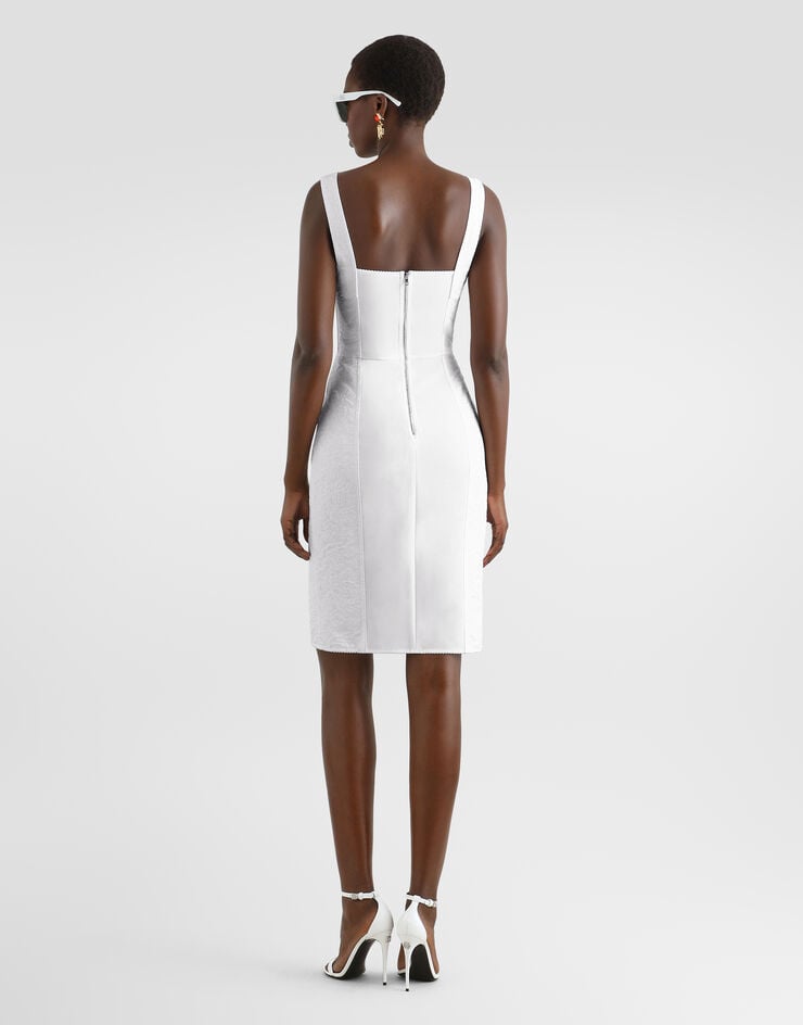 Dolce & Gabbana Korsettkleid aus Brokat Dolce & Gabbana Korsettkleid aus Brokat White F63G9THJMR4