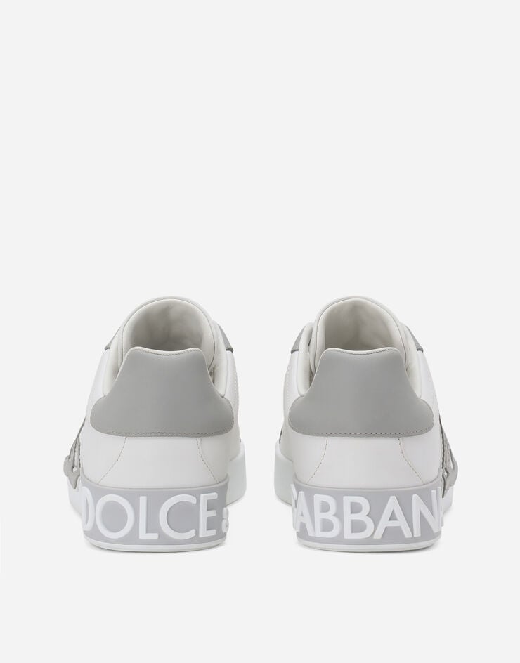 Dolce & Gabbana سنيكرز بورتوفينو من جلد عجل أبيض CS1772AT389