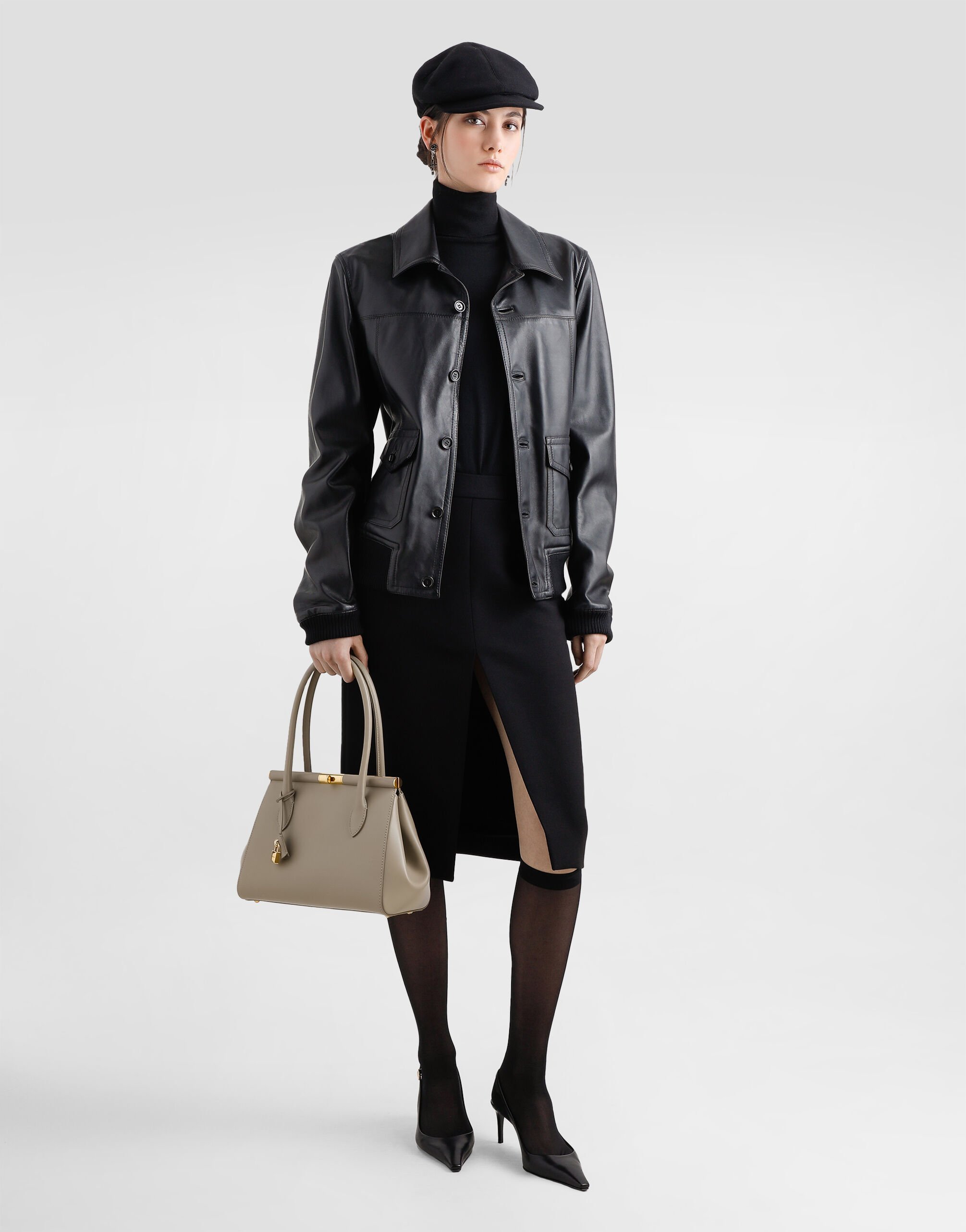 【関税＆送料込み】Dolce & Gabbana 'Marlene Medium' Beige H Marlene City Bag in Beige for Women | Dolce&Gabbana® US