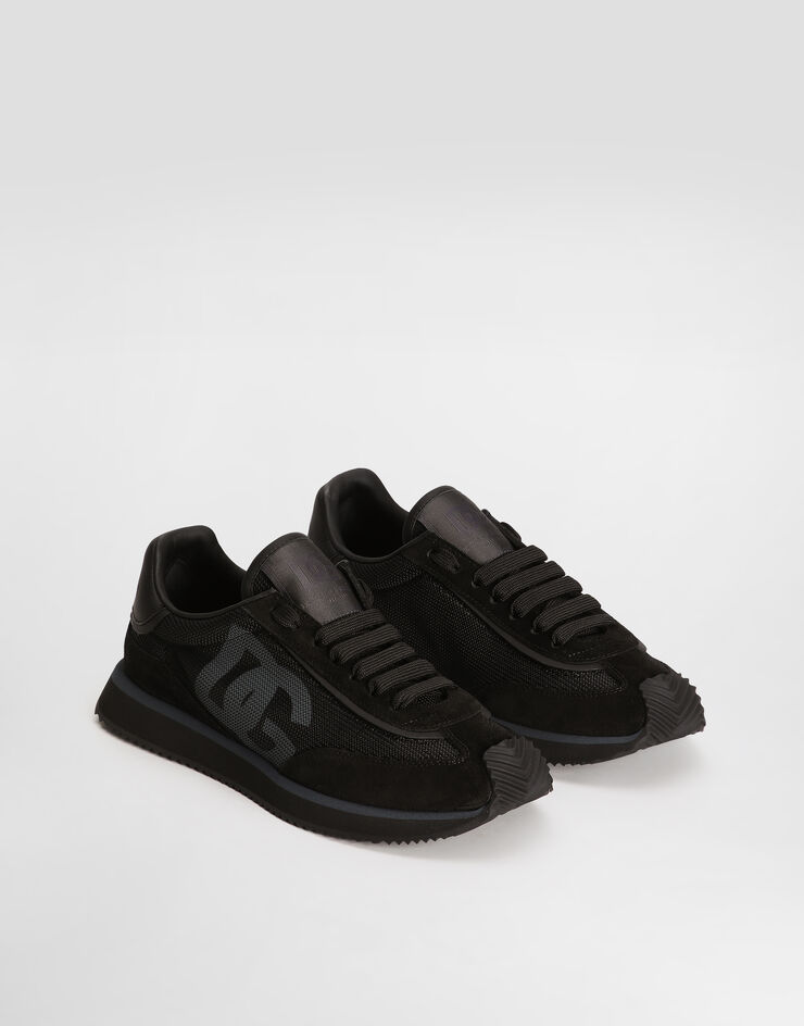 Dolce & Gabbana Mixed-material DG CUSHION sneakers Black CS2288A5355