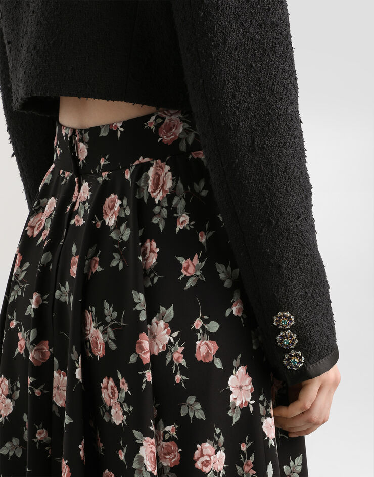 Dolce & Gabbana Chaqueta de esterilla raschel Dolce & Gabbana Chaqueta de esterilla raschel Negro F27IHZHUMWJ