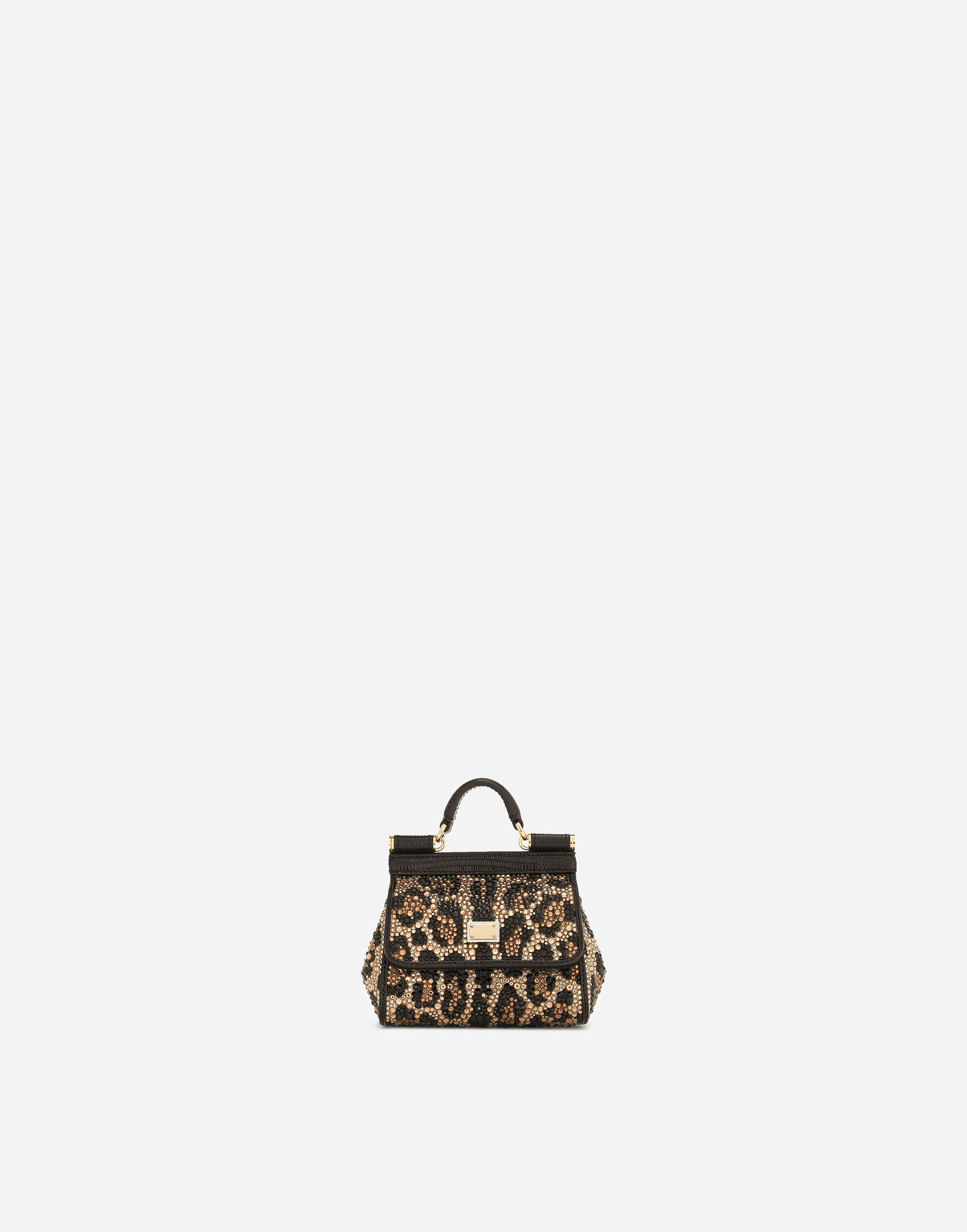 Mini Sicily handbag in Animal Print for Women Dolce Gabbana