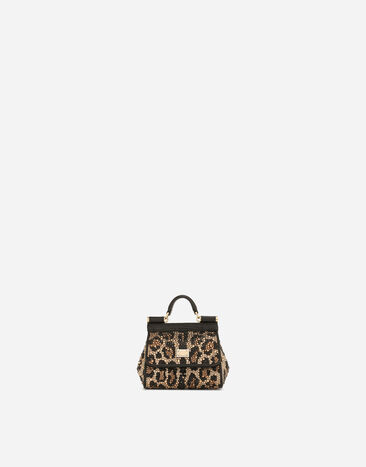 Dolce & Gabbana Mini Sicily handbag Animal Print BE1446AM568