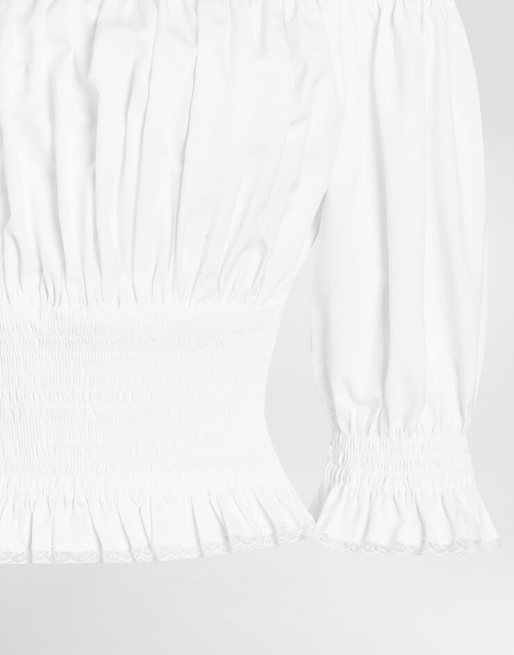 Dolce & Gabbana 府绸上衣 White F7BG4TFU61A