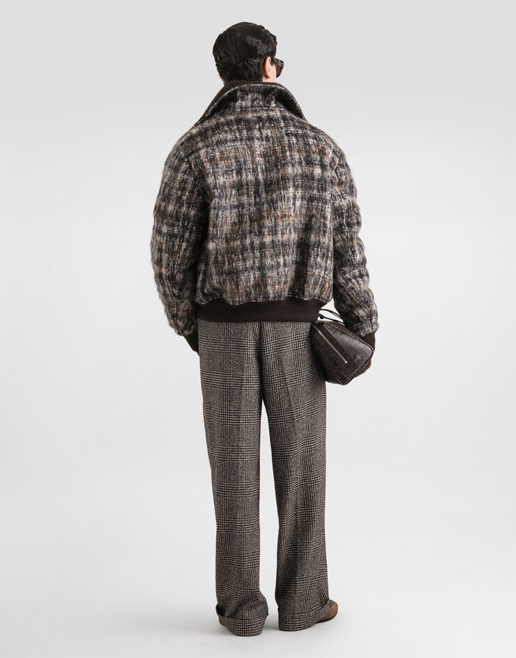 Dolce & Gabbana Alpaca blend glen plaid trousers Dolce & Gabbana Alpaca blend glen plaid trousers Multicolor GP16OTFQMKD