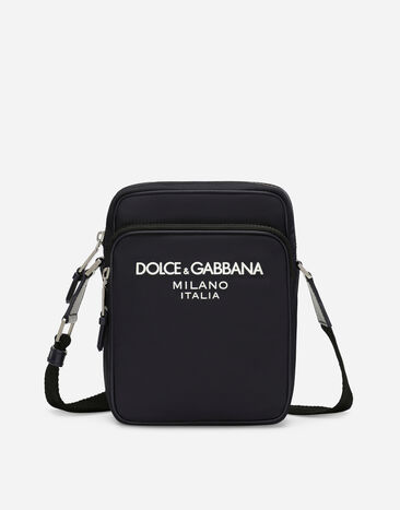 Dolce & Gabbana Nylon crossbody bag Bordeaux BM2445A8034