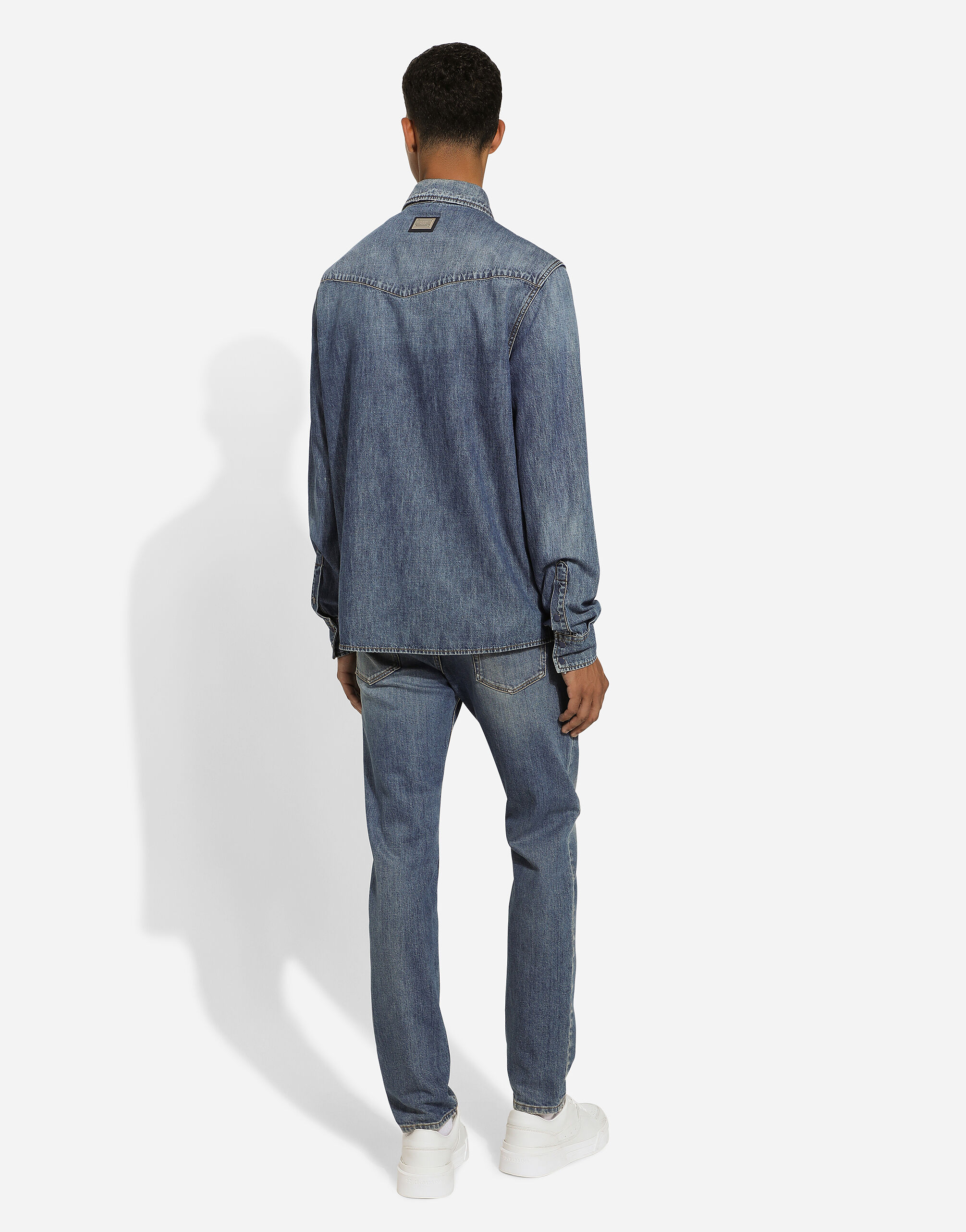 Dolce gabbana cheap denim shirt