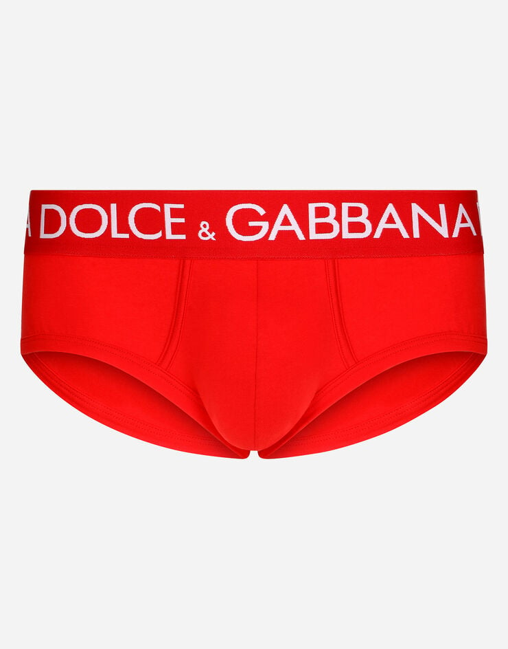 Dolce & Gabbana Brando-Slip bi-elastischer Jersey Rot M3E04JFUEB0