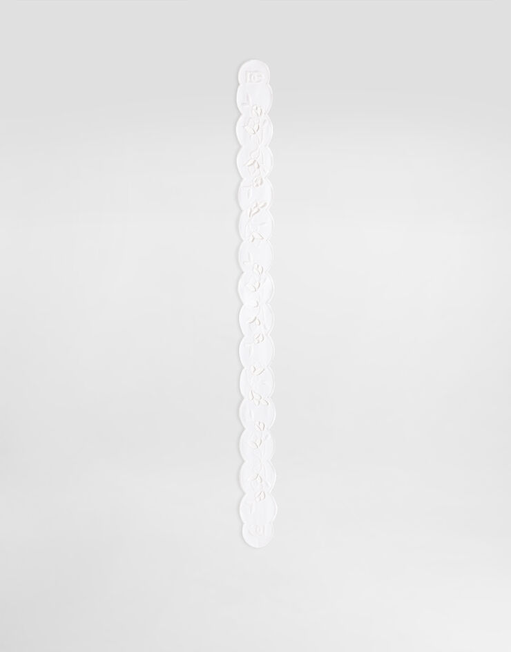 Dolce & Gabbana Cotton broderie anglaise headscarf White FS215ZGDCL5