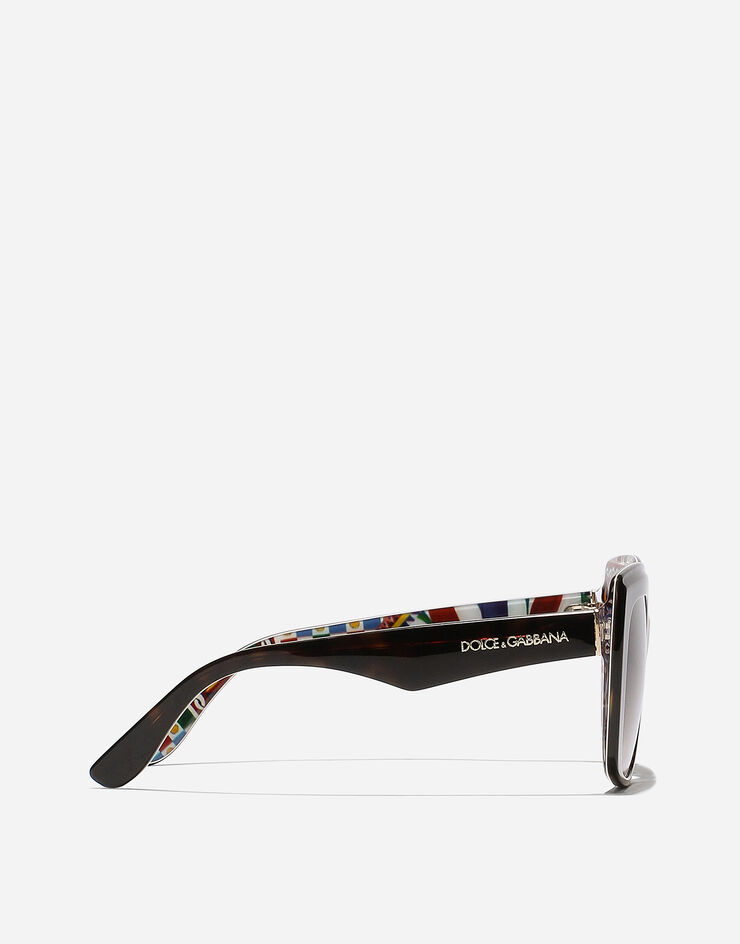 Dolce & Gabbana New print sunglasses Schwarz auf Leoprint VG4414VP713