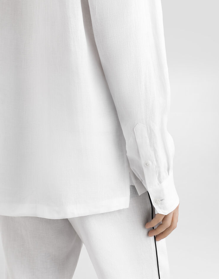 Dolce & Gabbana Linen vanity shirt White G5IF1ZGJ765