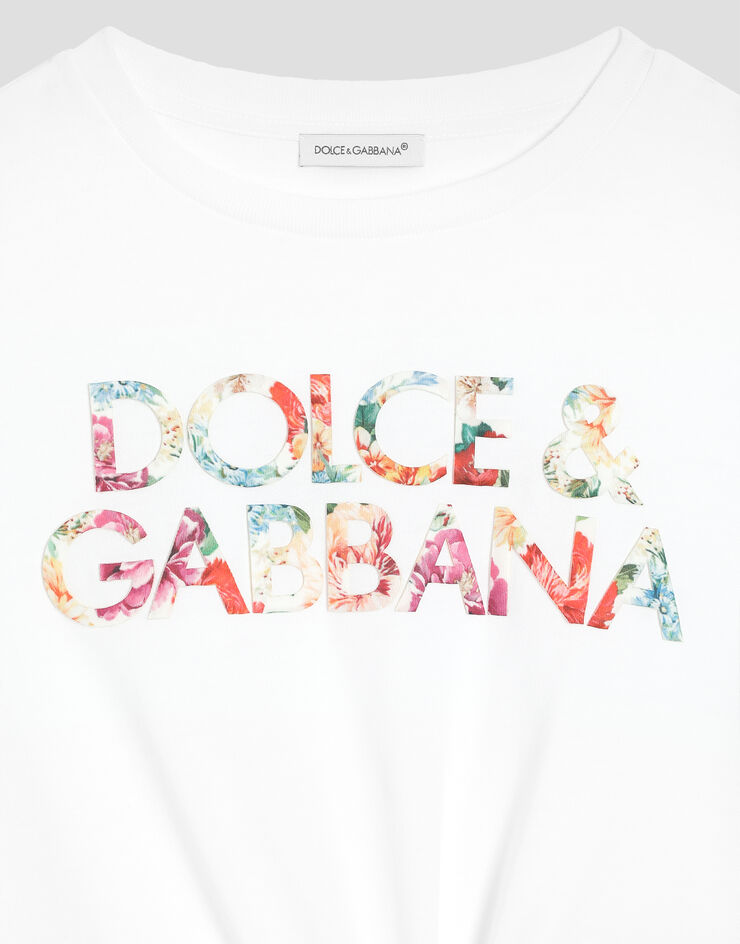 Dolce & Gabbana T-shirt à manches courtes et imprimé Dolce&Gabbana Blanc L5JTPGG7PFB