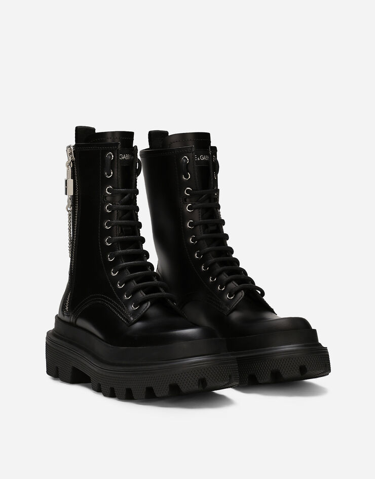 Dolce & Gabbana Calfskin ankle boots Black CT1025AB640