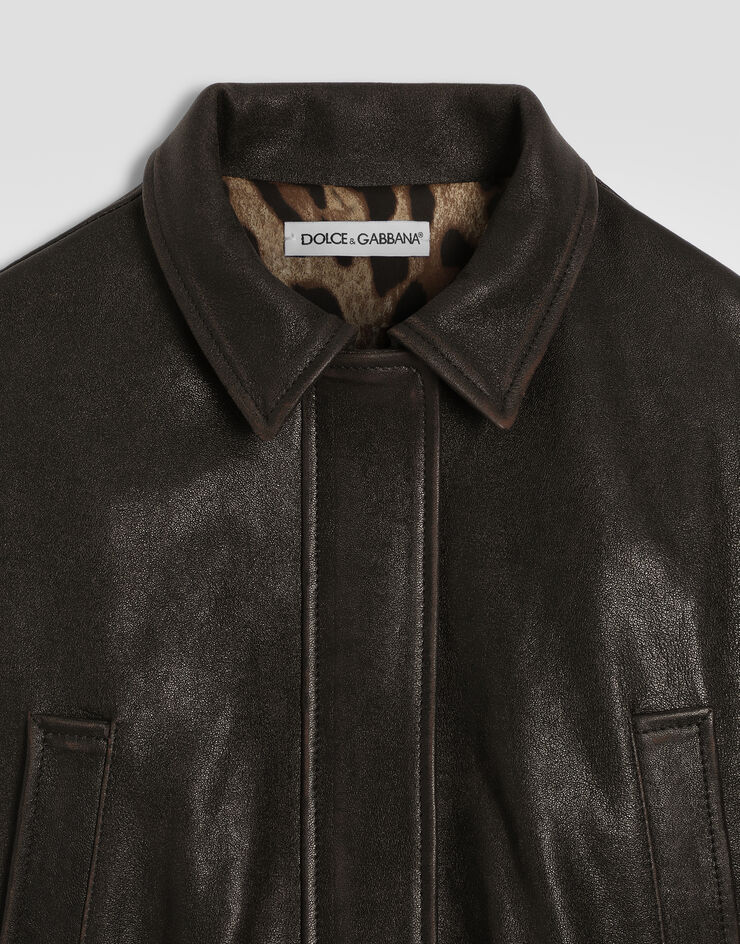 Dolce & Gabbana Nappa leather jacket Dolce & Gabbana Nappa leather jacket Multicolor L53B06G7QNW