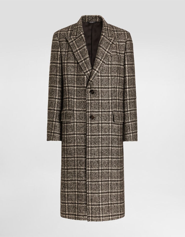 Dolce & Gabbana Single-breasted check coat Dolce & Gabbana Single-breasted check coat G061BTFQZAW