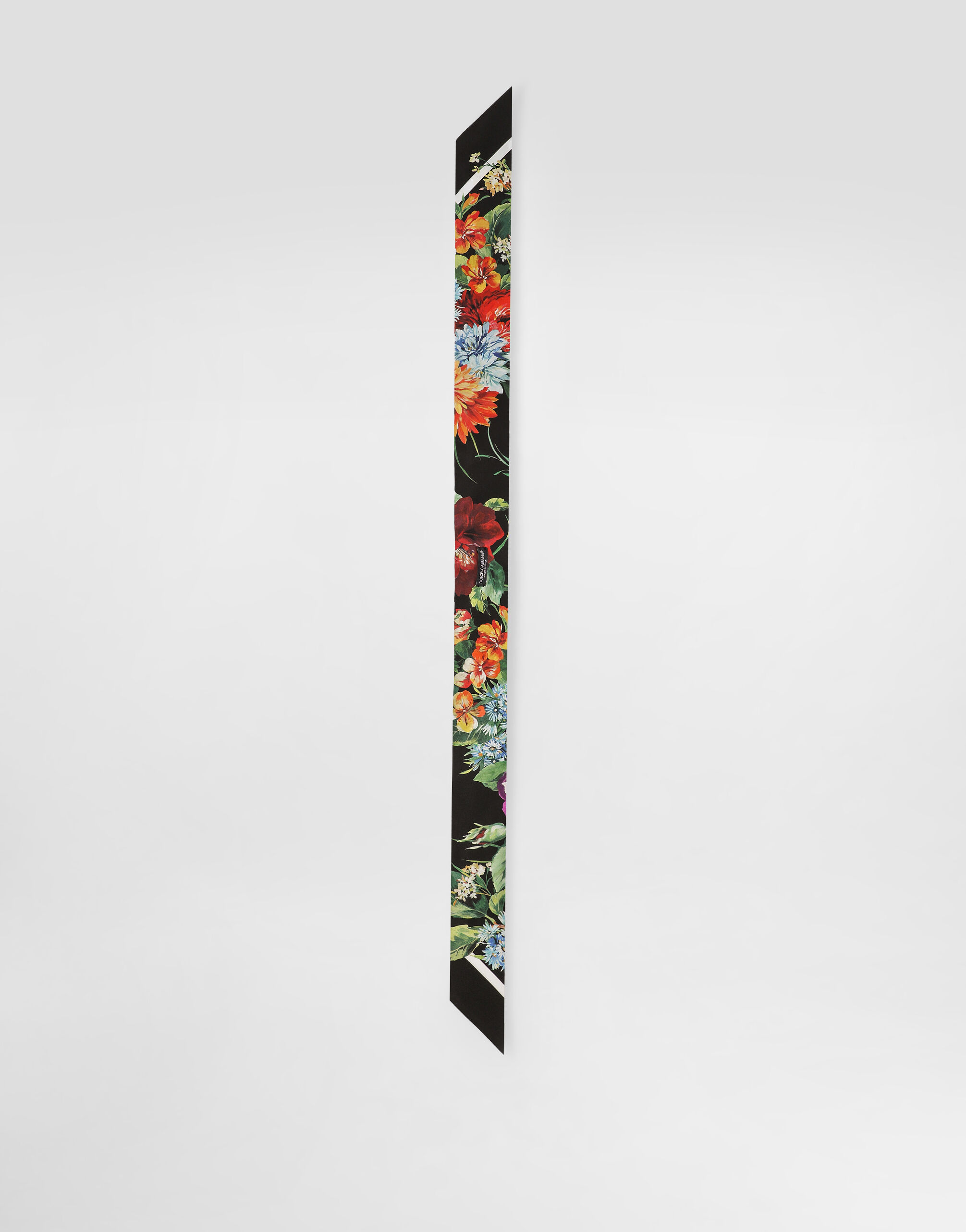スカーフ Dolce & Gabbana Bandeau floral print (FS215AGDC7B HS5PC) Dolce & Gabbana Floral Print Bandeau - Black | FS215AGDCUNHH5IY