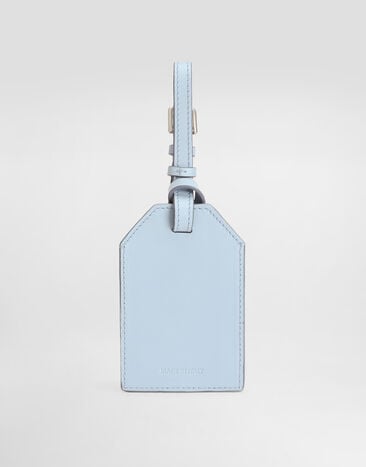 Dolce & Gabbana Calfskin name tag Azure BP3417AV893
