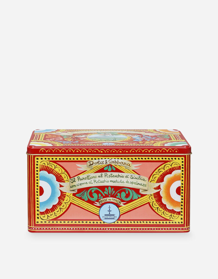 Dolce & Gabbana Sicilian Pistachio panettone with a velvety Sicilian Pistachio cream Rouge PN0502RED20