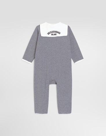 Dolce & Gabbana Geschenkset aus gestreiftem Jersey Mehrfarbig L1JOCZFBGAY