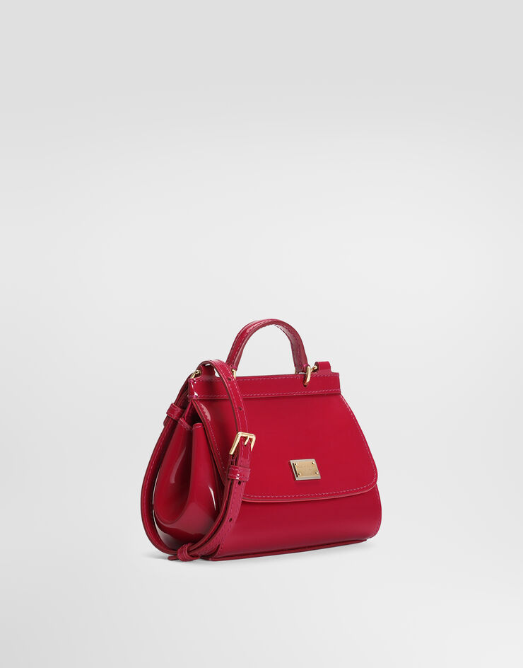 Dolce & Gabbana Sicily 漆皮手提包 Fuchsia EB0003A1067