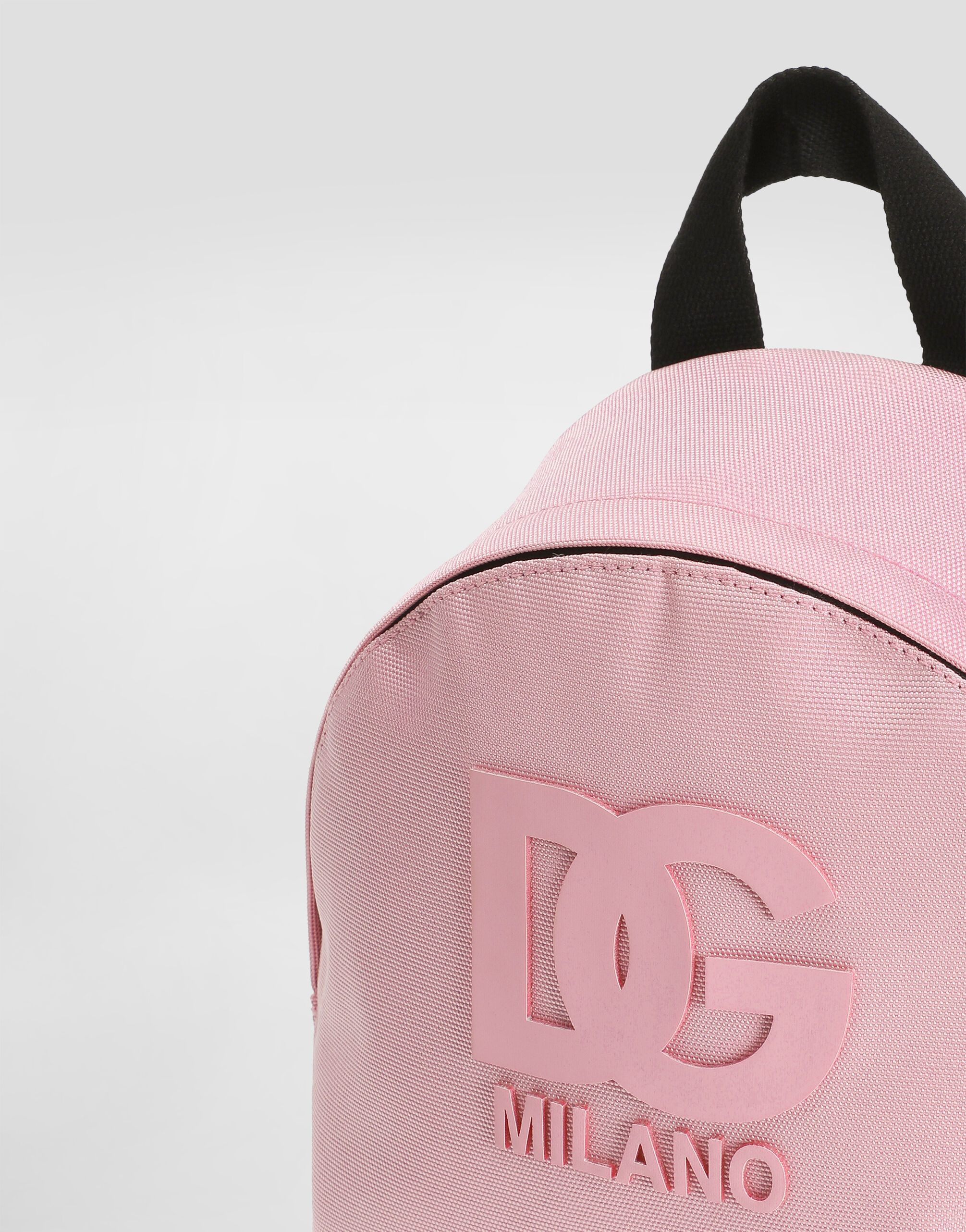 Nylon backpack with DG patch in Pink for Boys | Dolce&Gabbana® US