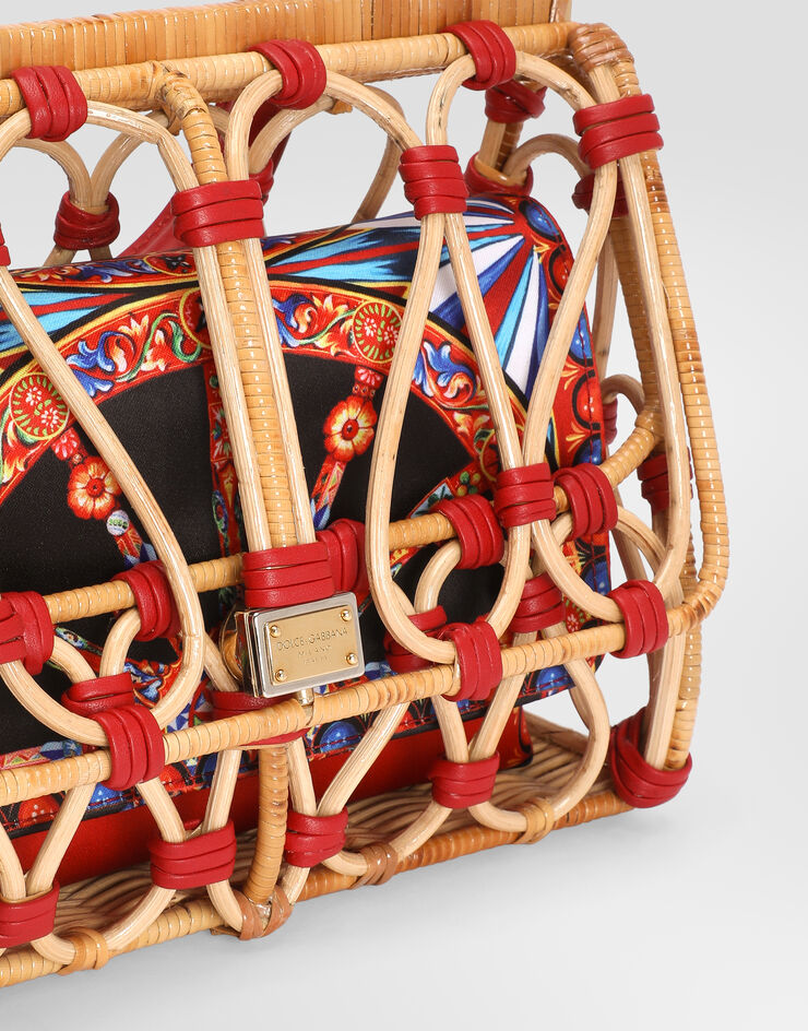 Dolce & Gabbana Sicily handbag with embroidery Dolce & Gabbana Sicily handbag with embroidery Multicolor BB5660B0421