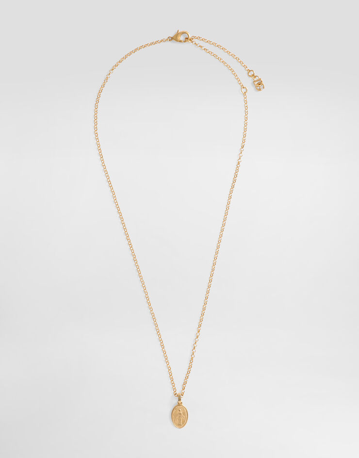 Dolce & Gabbana Collana con ciondolo ovale Oro WNS8S5W1111