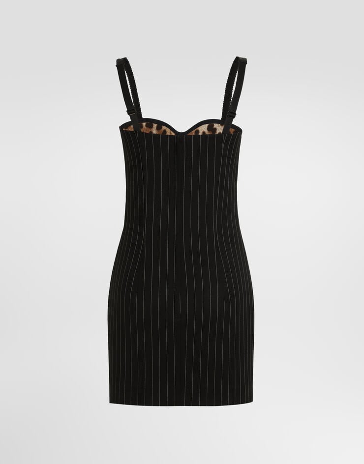 Dolce & Gabbana 羊毛细条纹连衣裙 多色 F622BTFRBC0