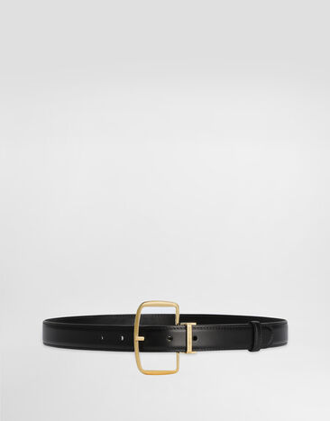Dolce & Gabbana 카프스킨 벨트 블랙 BE1666AW576