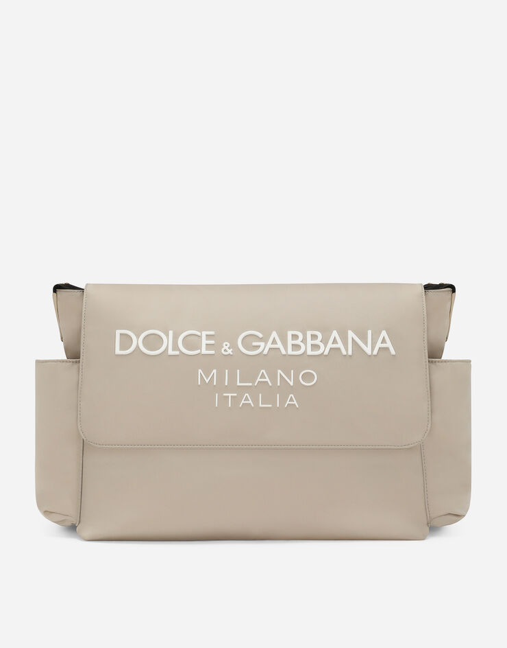 Dolce & Gabbana Bolso cambiador de nailon Beige EB0240AG182