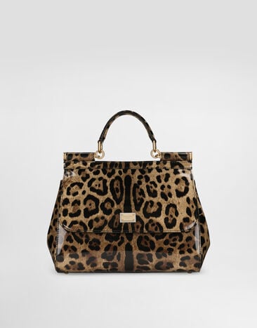 Dolce & Gabbana  Bolso de mano Sicily grande Estampado Animalier BB6002AM568