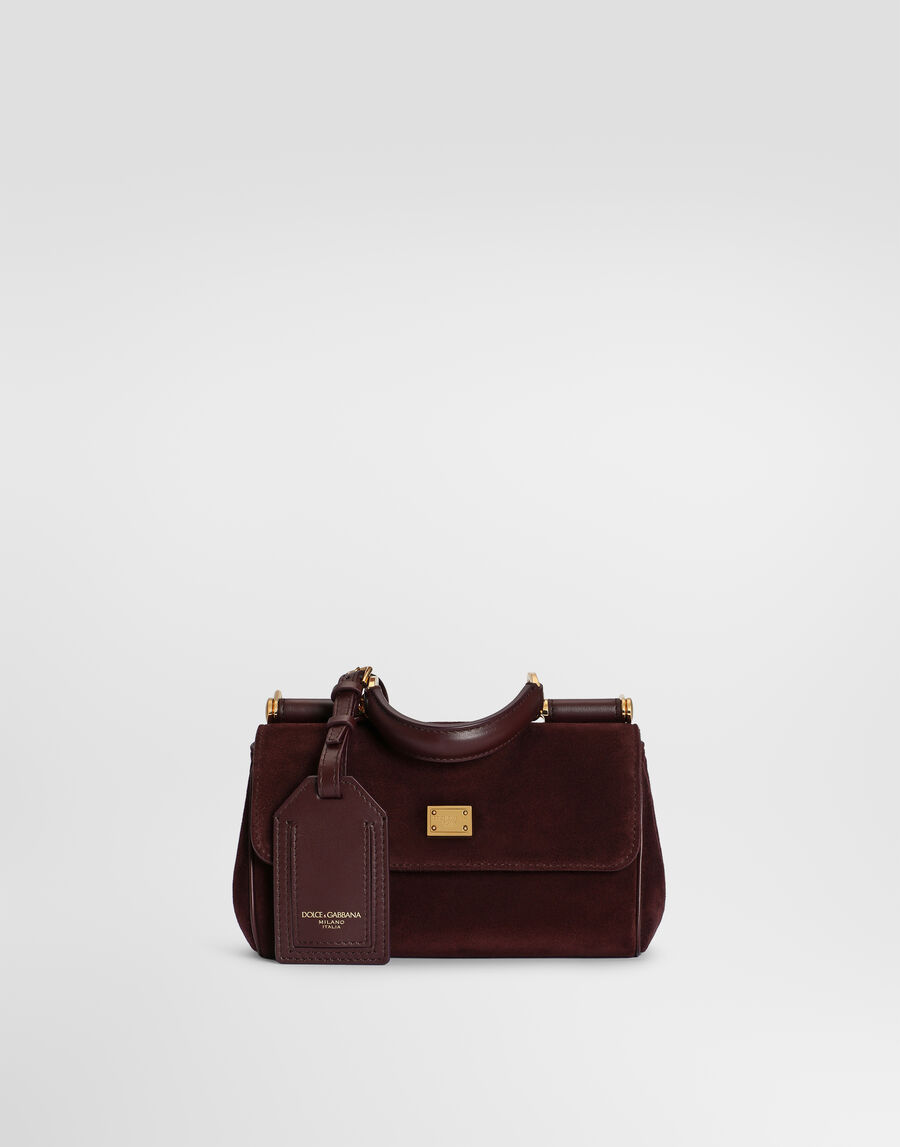 Mini My Sicily handbag in split leather