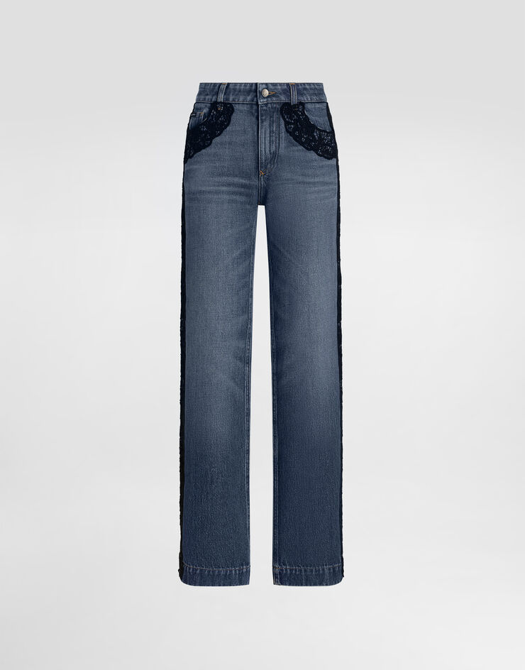 Dolce & Gabbana 5-pocket denim trousers Multicolor FTDC1DG8NC7