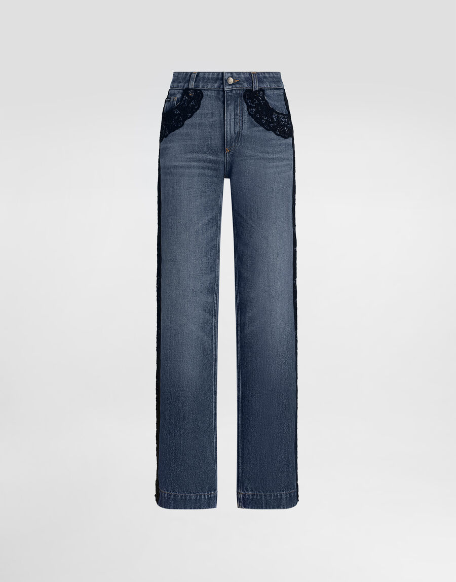 5-pocket denim trousers