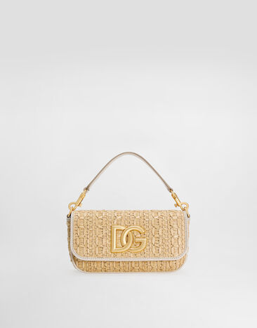 Dolce & Gabbana Rafia crochet shoulder bag Multicolor BB7836AC705