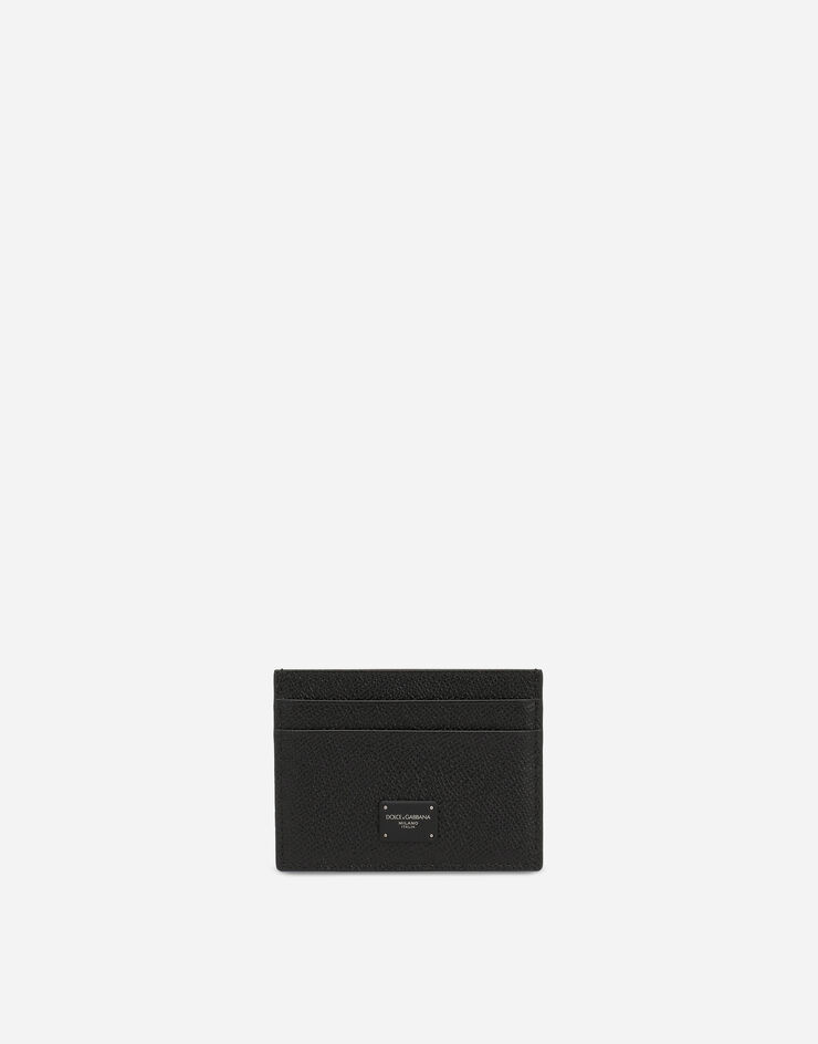 Dolce & Gabbana Dauphine calfskin card holder 블랙 BP0330AZ602