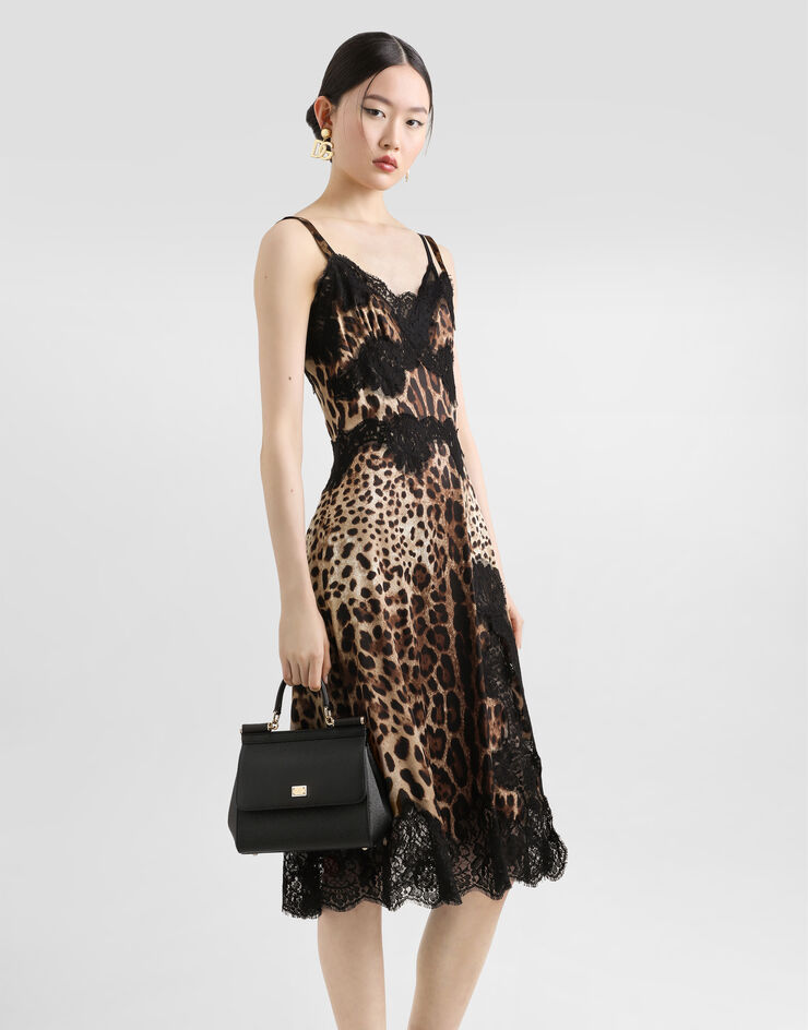 Dolce & Gabbana Sac à main Sicily moyen format Noir BB6003B1001