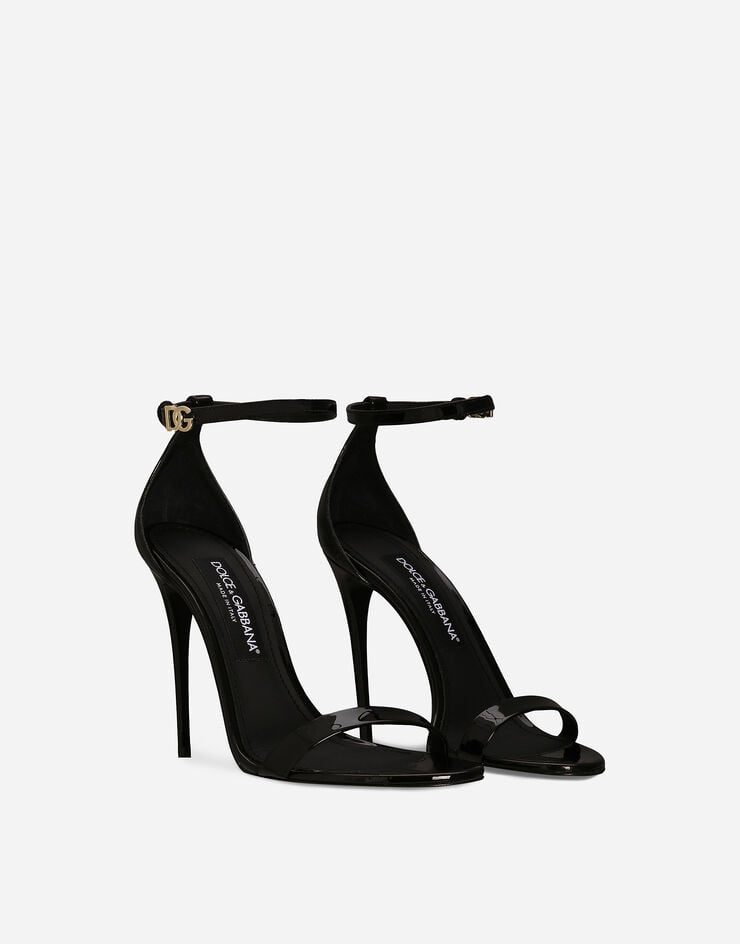 Dolce & Gabbana Patent leather sandals Multicolor CR1717A1471