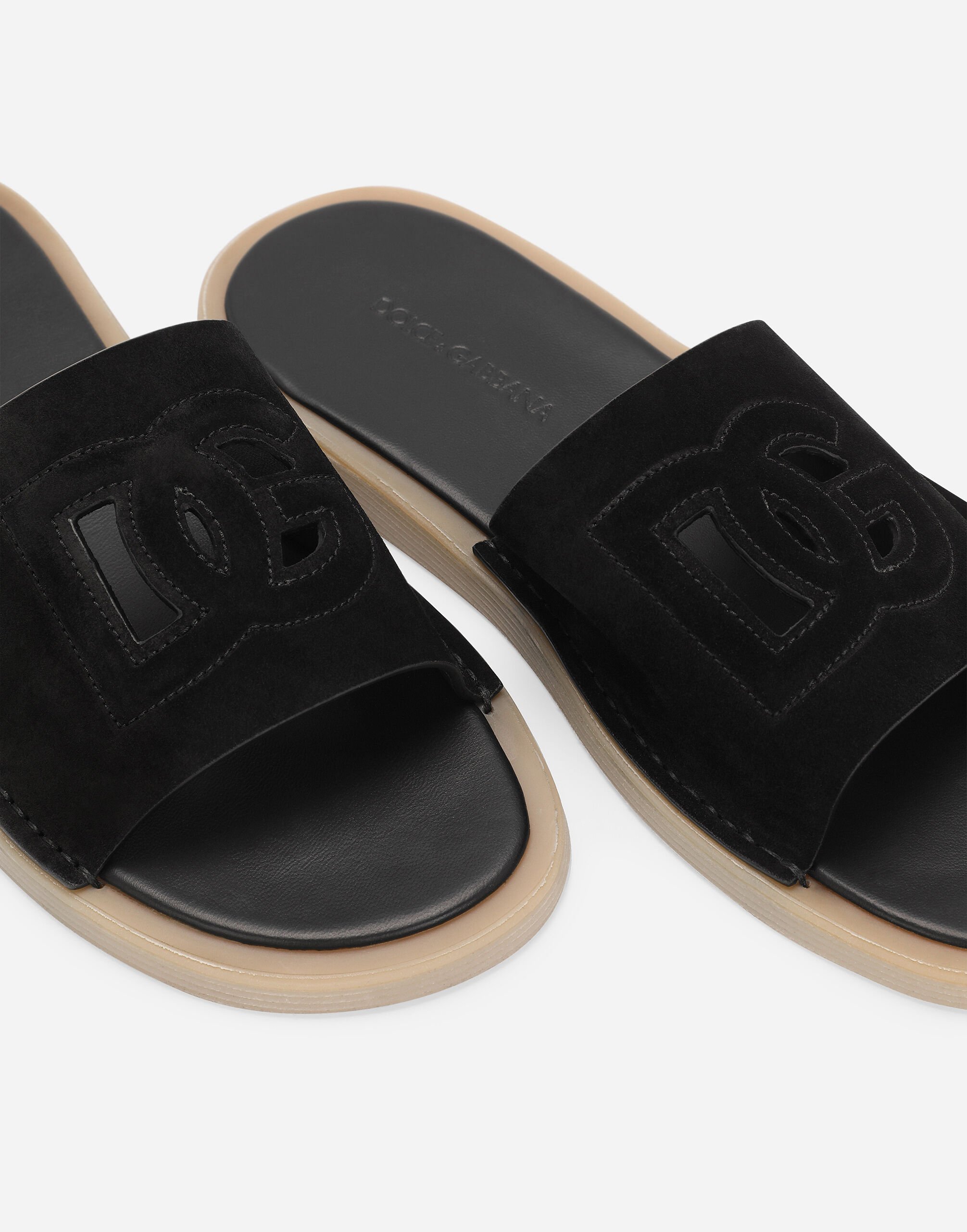 Dolce & gabbana slide sandals clearance