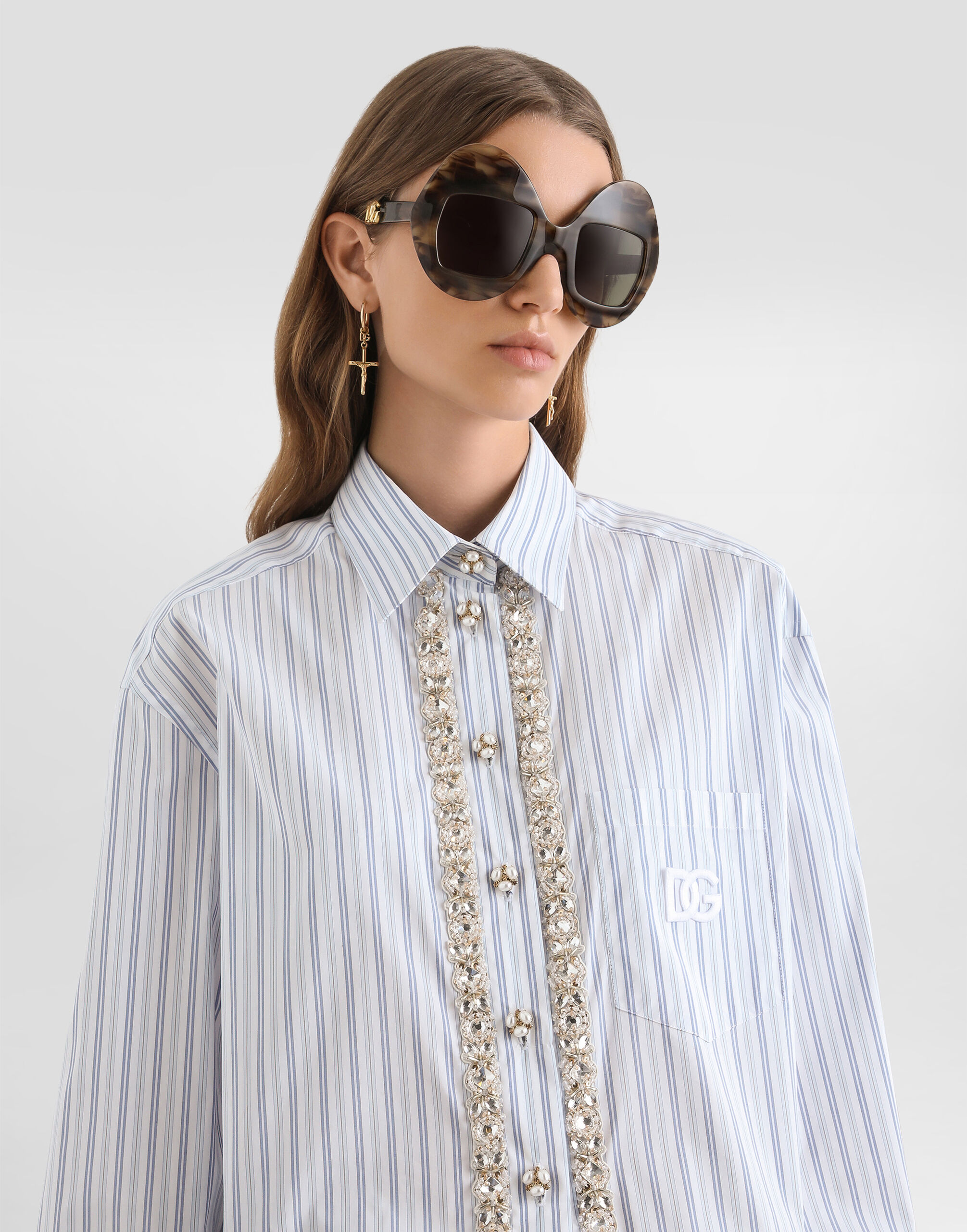 Multicolorのウィメンズ ストライプ シャツ | Dolce&Gabbana®
