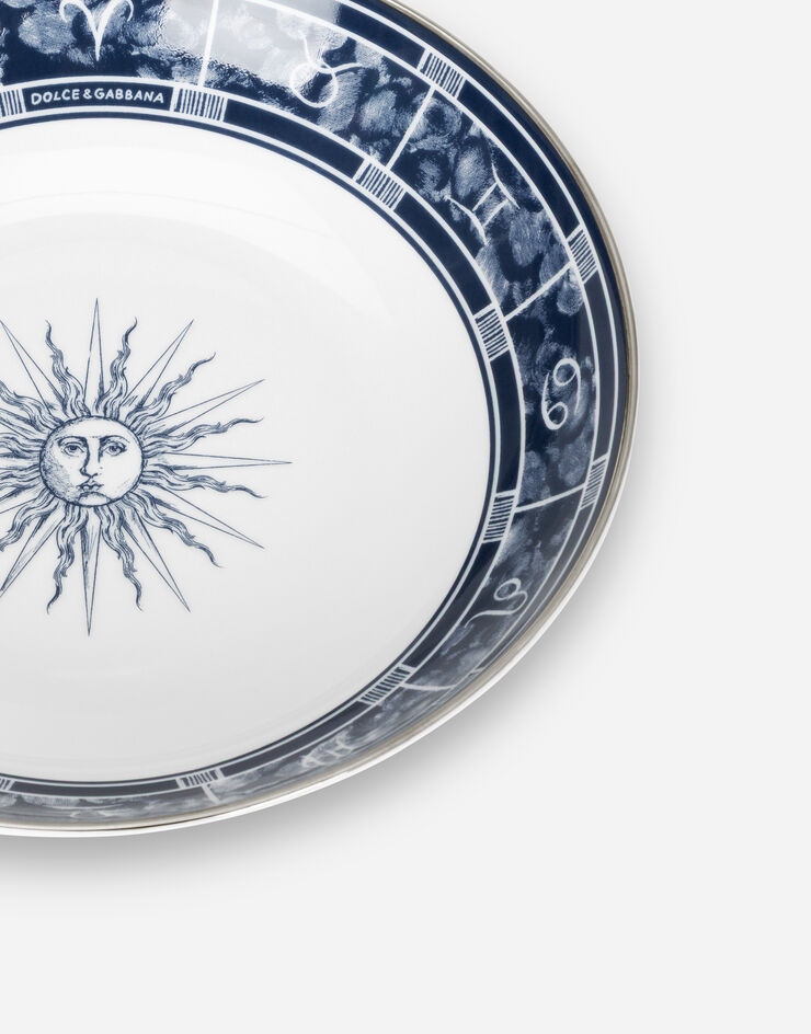 Dolce & Gabbana Set 2 Porcelain Soup Plates Dolce & Gabbana Set 2 Porcelain Soup Plates Multicolor TC0S05TCANM