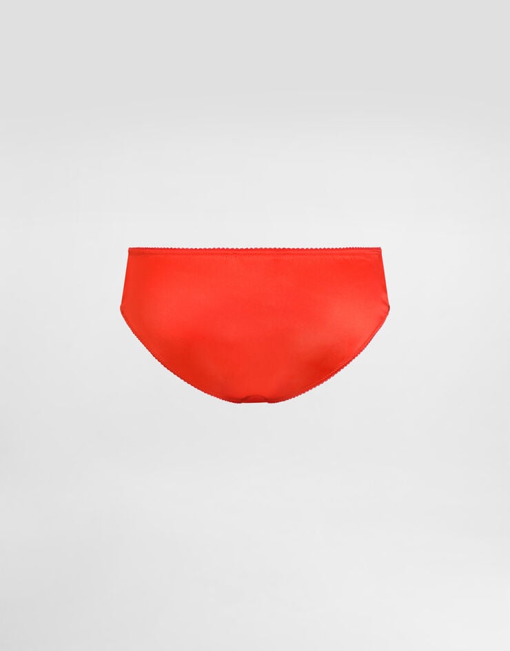 Dolce & Gabbana Satin briefs Orange O2B23TONO13