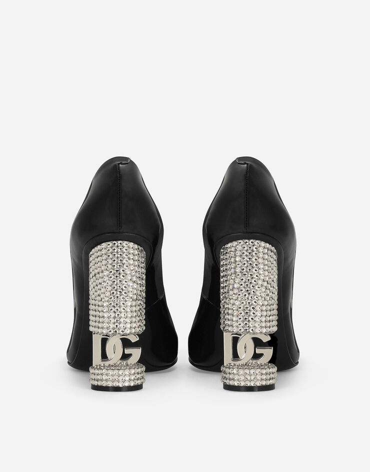 Dolce&Gabbana Polished calfskin pumps Black CD1810AP324