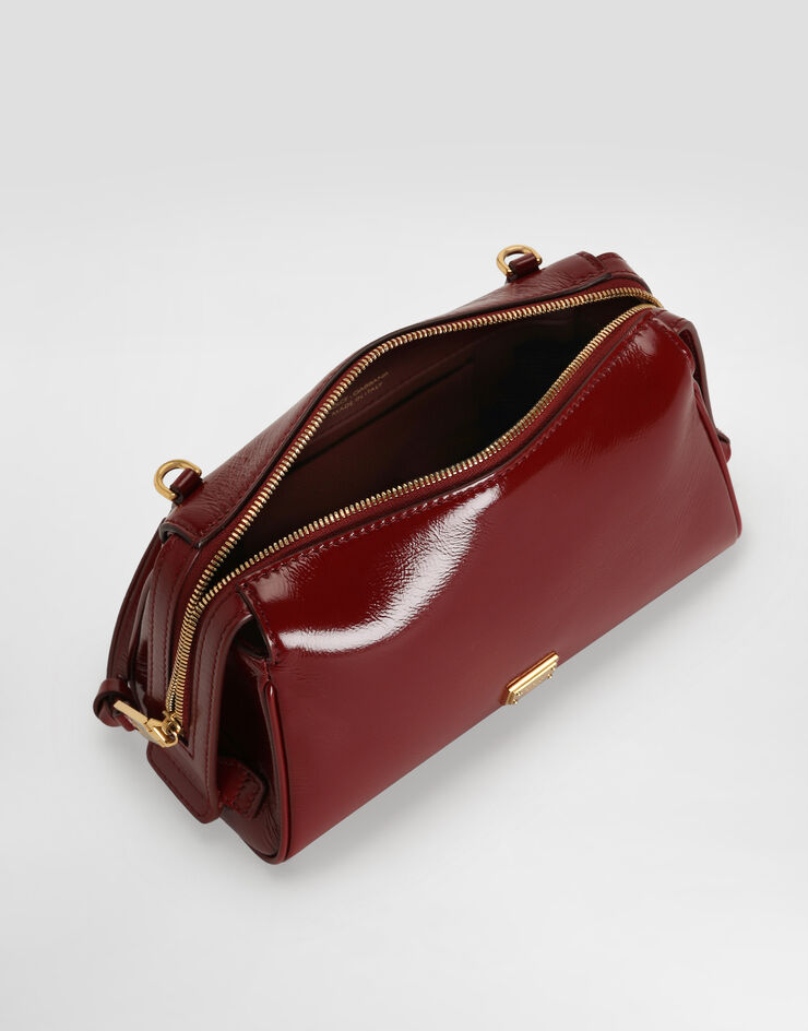 Dolce & Gabbana Mini Vittoria calfskin handbag Red BB7889AZ000