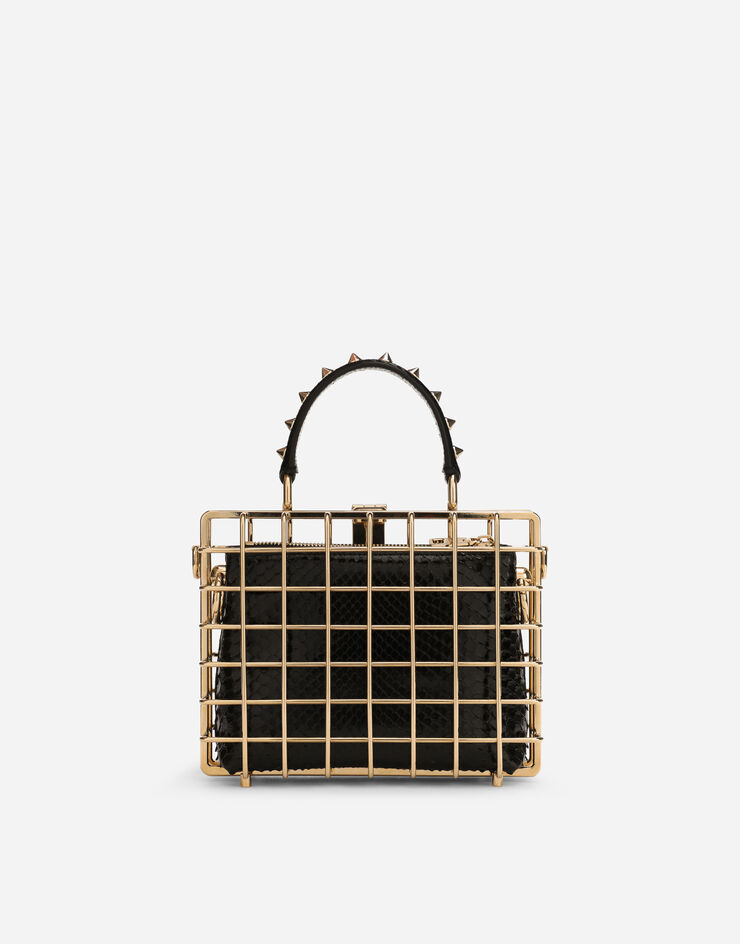 Dolce & Gabbana Tasche Dolce Box aus Metall und Ayers Mehrfarbig BB5970A8N11