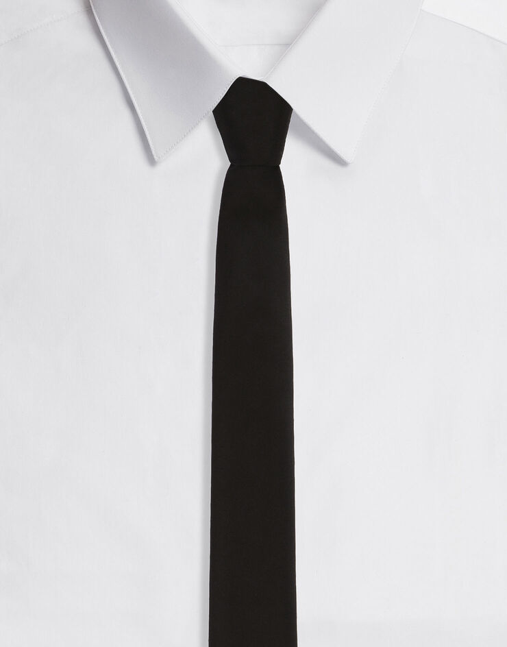 Dolce & Gabbana Silk tie Black FT069RG0U05